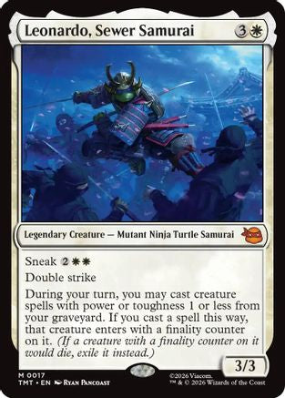 Leonardo, Sewer Samurai  [Teenage Mutant Ninja Turtles] Foil