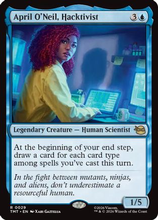 April O'Neil, Hacktivist  [Teenage Mutant Ninja Turtles] Foil