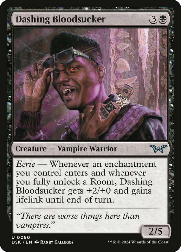 Dashing Bloodsucker [Duskmourn: House of Horror] Foil