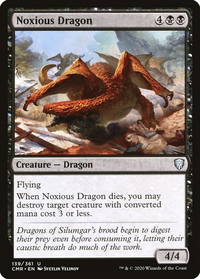 Noxious Dragon [Commander Legends] Foil