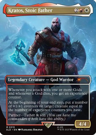 Kratos, Stoic Father  [Secret Lair Drop Series] Foil