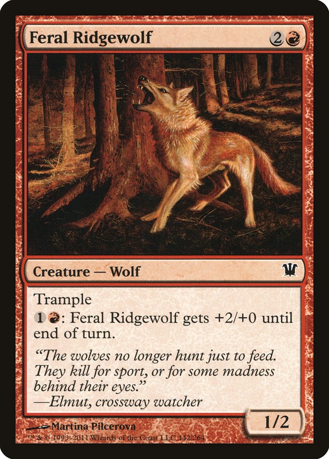 Feral Ridgewolf [Innistrad] Foil