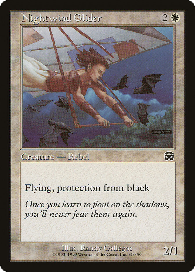 Nightwind Glider [Mercadian Masques] Foil