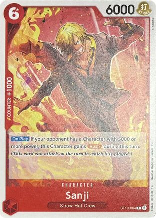 Sanji - ST10-004 (ST10-004) - [Learn Together Deck Set]