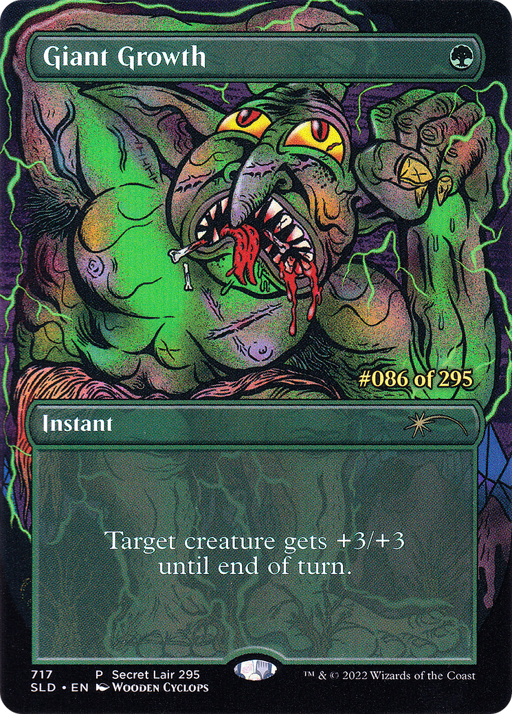 Giant Growth (Serialized) [Secret Lair Drop Promos] Foil