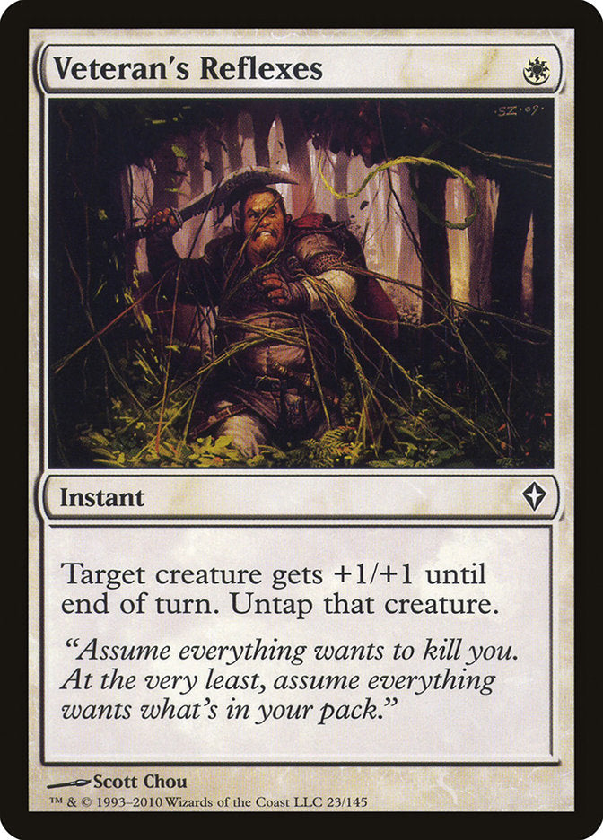 Veteran's Reflexes [Worldwake] Foil