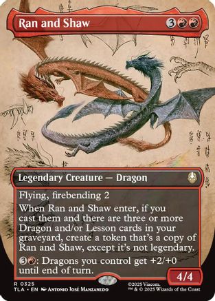 Ran and Shaw (Borderless)  [Avatar: The Last Airbender]