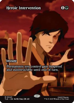 Heroic Intervention (Borderless)  [Avatar: The Last Airbender: Eternal-Legal]