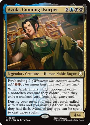 Azula, Cunning Usurper  [Avatar: The Last Airbender] Foil