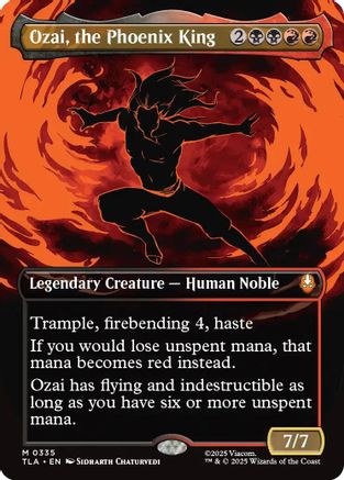 Ozai, the Phoenix King (0335) (Borderless)  [Avatar: The Last Airbender]