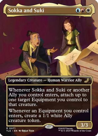 Sokka and Suki (Borderless)  [Avatar: The Last Airbender: Eternal-Legal] Foil