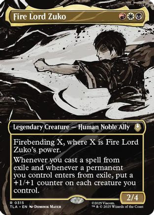 Fire Lord Zuko (Borderless)  [Avatar: The Last Airbender] Foil