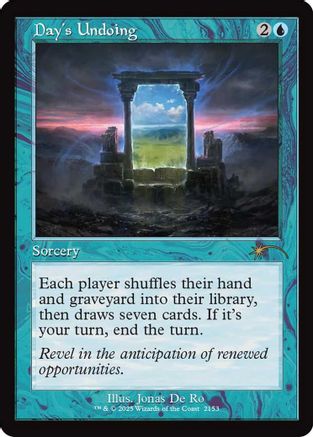 Day's Undoing (Retro Frame)  [Secret Lair Drop Series]