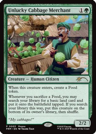 Unlucky Cabbage Merchant  [Unique and Miscellaneous Promos]