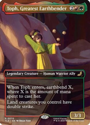 Toph, Greatest Earthbender (Borderless)  [Avatar: The Last Airbender: Eternal-Legal] Foil