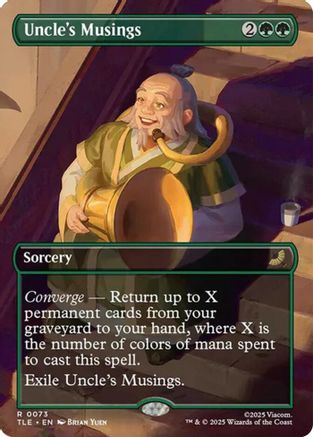 Uncle's Musings (Borderless)  [Avatar: The Last Airbender: Eternal-Legal] Foil
