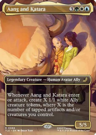 Aang and Katara (Borderless)  [Avatar: The Last Airbender: Eternal-Legal]