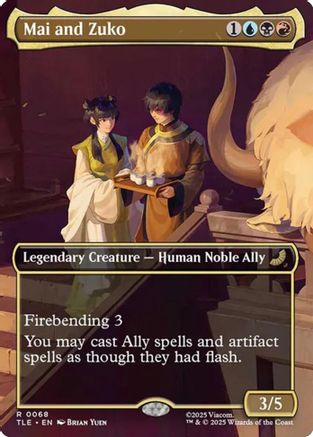 Mai and Zuko (Borderless)  [Avatar: The Last Airbender: Eternal-Legal]