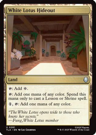 White Lotus Hideout  [Avatar: The Last Airbender]