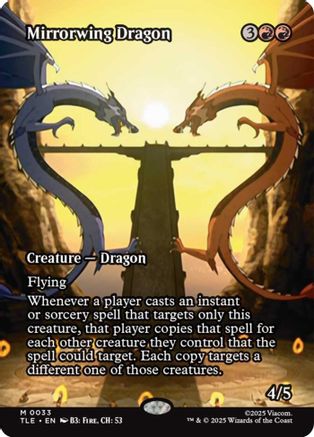 Mirrorwing Dragon (Borderless)  [Avatar: The Last Airbender: Eternal-Legal]