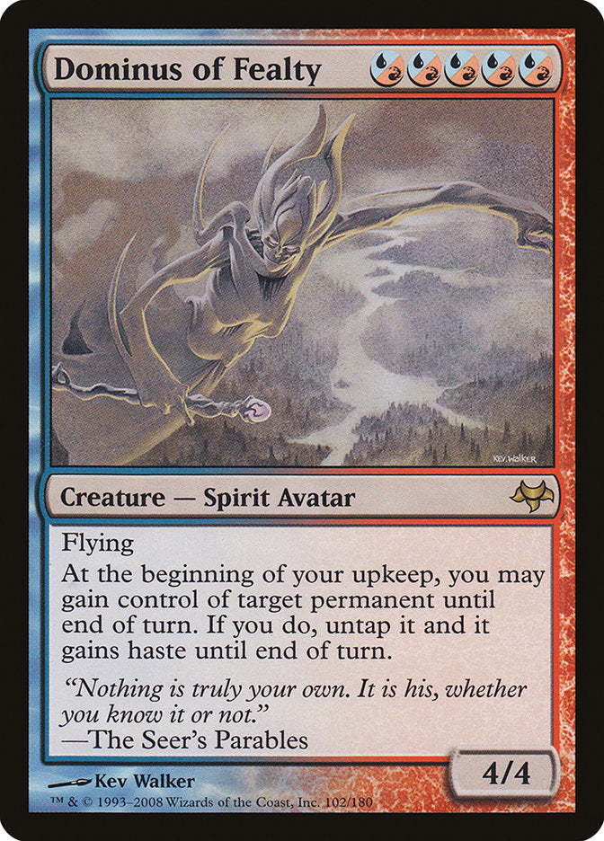 Dominus of Fealty [Eventide] Foil