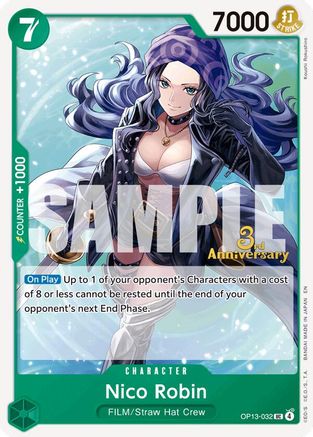 Nico Robin (OP13-032) - [Carrying On His Will: 3rd Anniversary Tournament Cards]