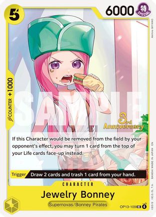 Jewelry Bonney (109) (OP13-109) - [Carrying On His Will: 3rd Anniversary Tournament Cards]