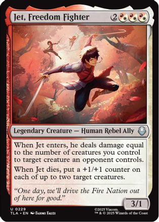 Jet, Freedom Fighter  [Avatar: The Last Airbender] Foil