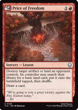 Price of Freedom  [Avatar: The Last Airbender] Foil