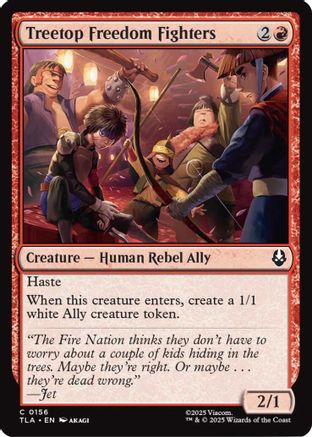 Treetop Freedom Fighters  [Avatar: The Last Airbender]