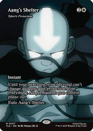 Aang's Shelter - Teferi's Protection (Borderless)  [Avatar: The Last Airbender: Eternal-Legal] Foil
