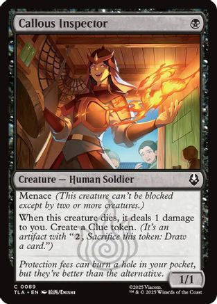 Callous Inspector  [Avatar: The Last Airbender] Foil