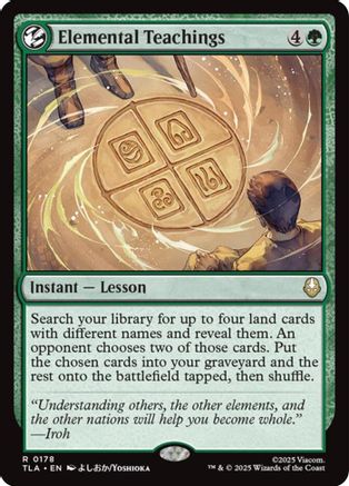 Elemental Teachings  [Avatar: The Last Airbender] Foil