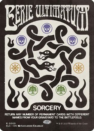 Eerie Ultimatum  [Secret Lair Countdown Kit] Foil