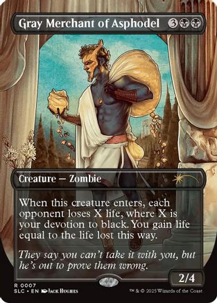 Gray Merchant of Asphodel  [Secret Lair Countdown Kit]