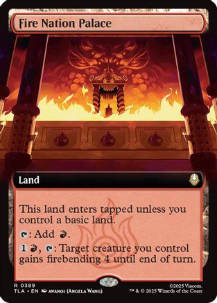 Fire Nation Palace (Extended Art)  [Avatar: The Last Airbender] Foil