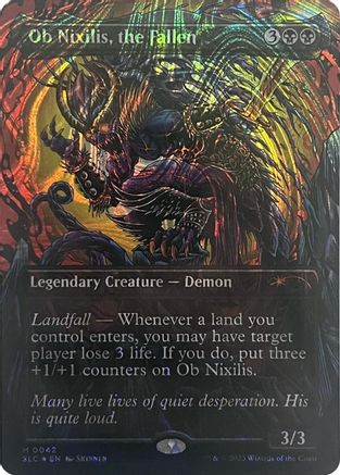 Ob Nixilis, the Fallen (Halo Foil)  [Secret Lair Countdown Kit] Foil