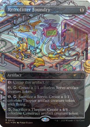 Retrofitter Foundry (Halo Foil)  [Secret Lair Countdown Kit] Foil