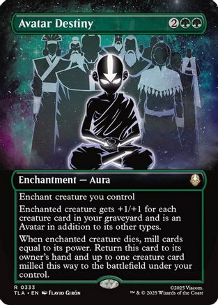 Avatar Destiny (Borderless)  [Avatar: The Last Airbender] Foil