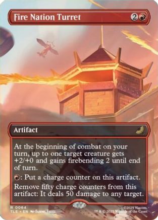 Fire Nation Turret (Borderless)  [Avatar: The Last Airbender: Eternal-Legal] Foil