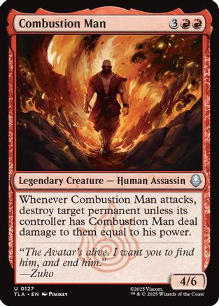 Combustion Man  [Avatar: The Last Airbender] Foil