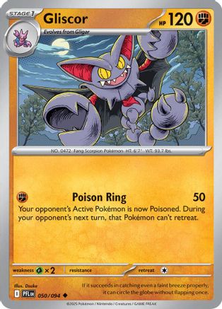 Gliscor 050  ME02 Phantasmal Flames - Uncommon