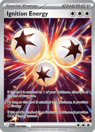 Ignition Energy 124  - Holofoil ME02 Phantasmal Flames - Ultra Rare