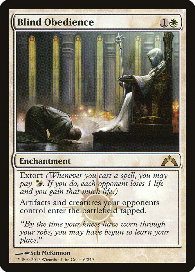 Blind Obedience [Gatecrash] Foil