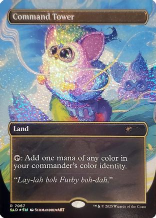 Command Tower (7067) (Confetti Foil)  [Secret Lair Drop Series] Foil