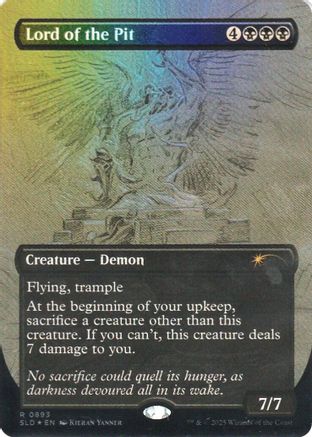 Lord of the Pit (Sketch Showcase) (Rainbow Foil)  [Secret Lair Drop Series] Foil
