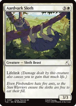 Aardvark Sloth (0267)  [Avatar: The Last Airbender: Eternal-Legal]