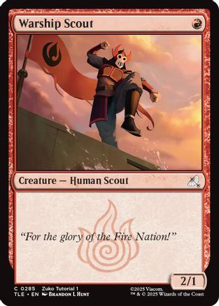 Warship scout (0285)  [Avatar: The Last Airbender: Eternal-Legal]