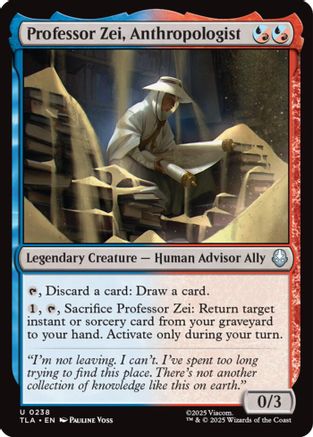 Professor Zei, Anthropologist  [Avatar: The Last Airbender]