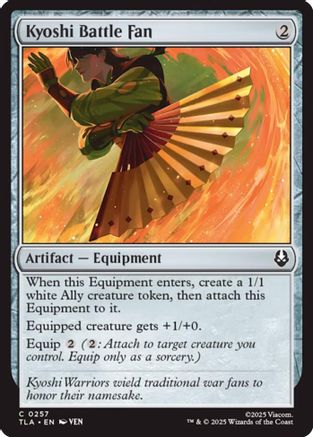 Kyoshi Battle Fan  [Avatar: The Last Airbender] Foil